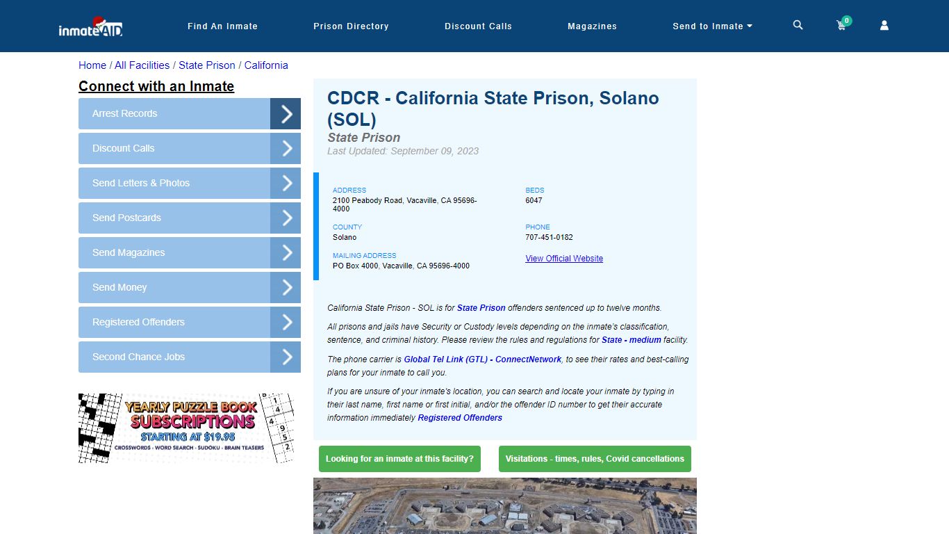 Solano Jail Inmate Search